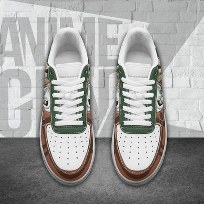 Attack On Titan Levi Ackermann Air Sneakers Custom Anime Shoes