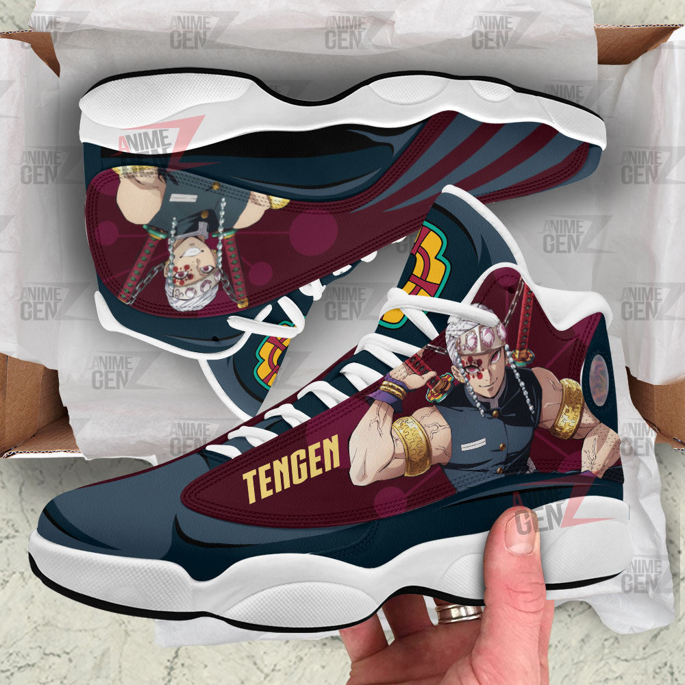Demon Slayer Air JD13 Sneakers Uzui Tengen Custom Anime Shoes