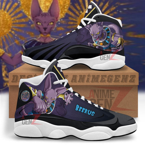 Dragon Ball Beerus Air Jordan 13 Sneakers Custom Anime Shoes