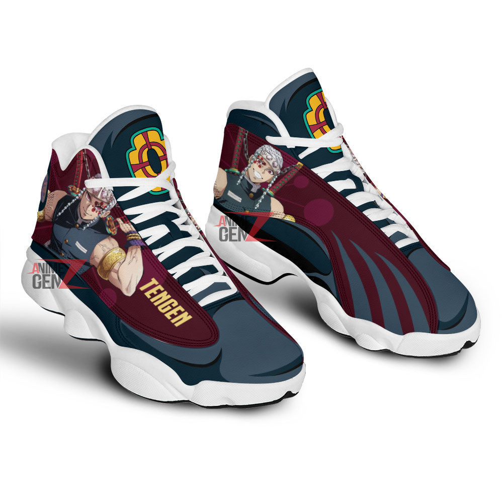 Demon Slayer Air JD13 Sneakers Uzui Tengen Custom Anime Shoes
