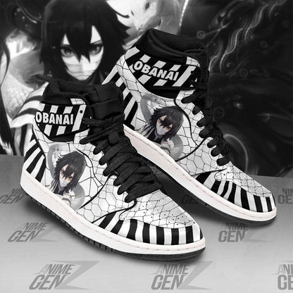 Demon Slayers Obanai Iguro Serpent Hashira JD Sneakers Custom Anime Shoes