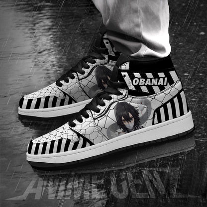 Demon Slayers Obanai Iguro Serpent Hashira JD Sneakers Custom Anime Shoes
