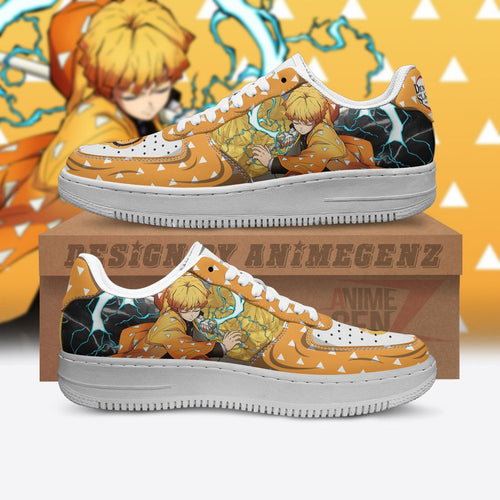 Demon Slayer Zenitsu Air Sneakers Custom Anime Shoes
