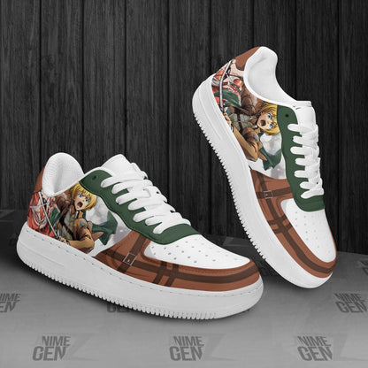 Attack On Titan Armin Arlert Air Sneakers Custom Anime Shoes