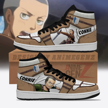 Attack On Titan JD Sneakers Connie Springer Custom Anime Shoes