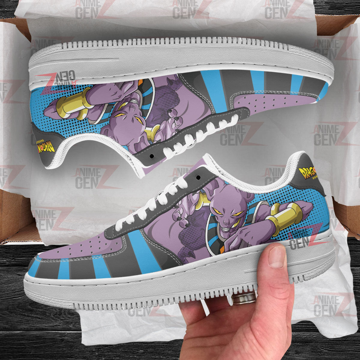 Dragon Ball Beerus Air Sneakers Custom Anime Shoes