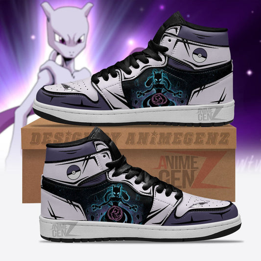 Pokemon Mewtwo JD Sneakers Custom Anime Shoes