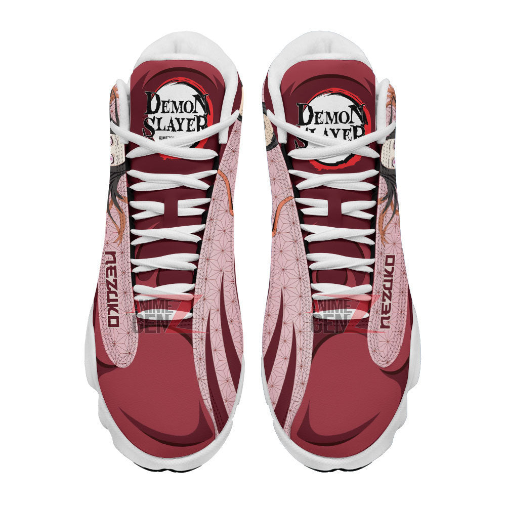Demon Slayer JD13 Sneakers Nezuko Jordan 13 Sneakers Custom Anime Shoes
