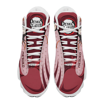 Demon Slayer JD13 Sneakers Nezuko Jordan 13 Sneakers Custom Anime Shoes