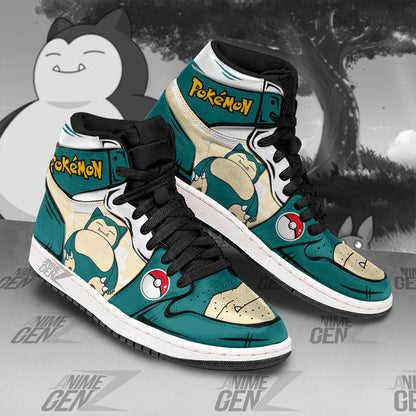 Pokemon Snorlax JD Sneakers Custom Pokemon Anime Shoes