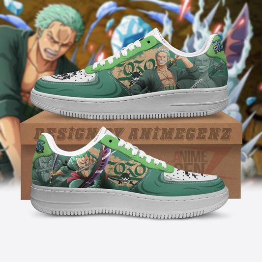 One Piece Zoro Air Sneakers Custom Anime Shoes