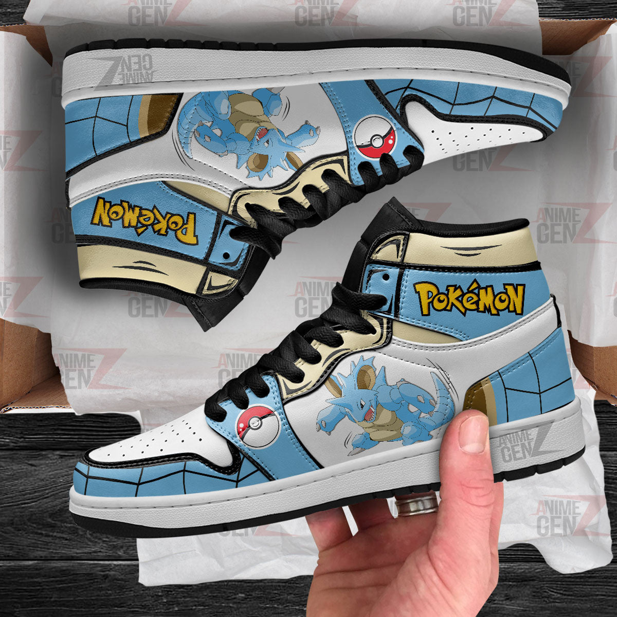 Pokemon Nidoqueen JD Sneakers Custom Pokemon Anime Shoes