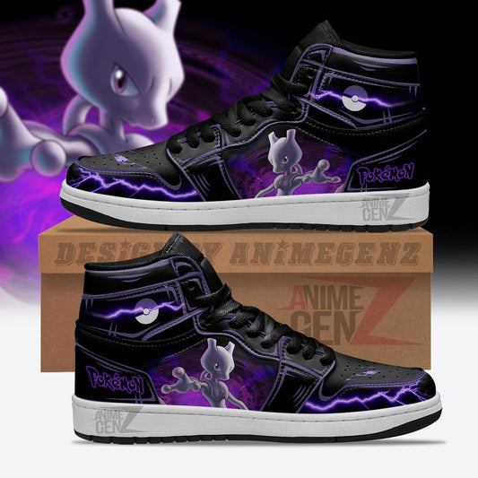 Pokemon Mewtwo JD Sneakers Custom Anime Shoes