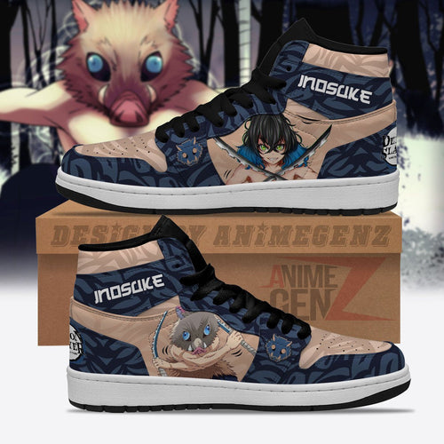 Demon Slayer JD Sneakers Hashibira Inosuke Custom Anime Shoes