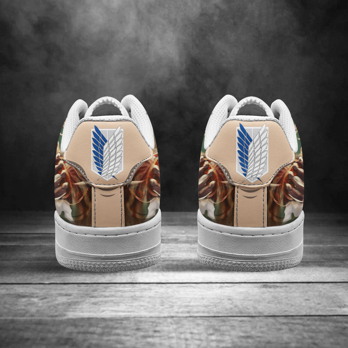 Attack On Titan Attack Titan Air Sneakers Custom Anime Shoes