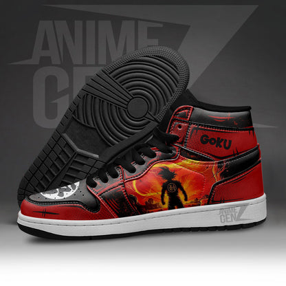 Dragon Ball Son Goku Shenron Dragon JD Sneakers Custom Anime Shoes