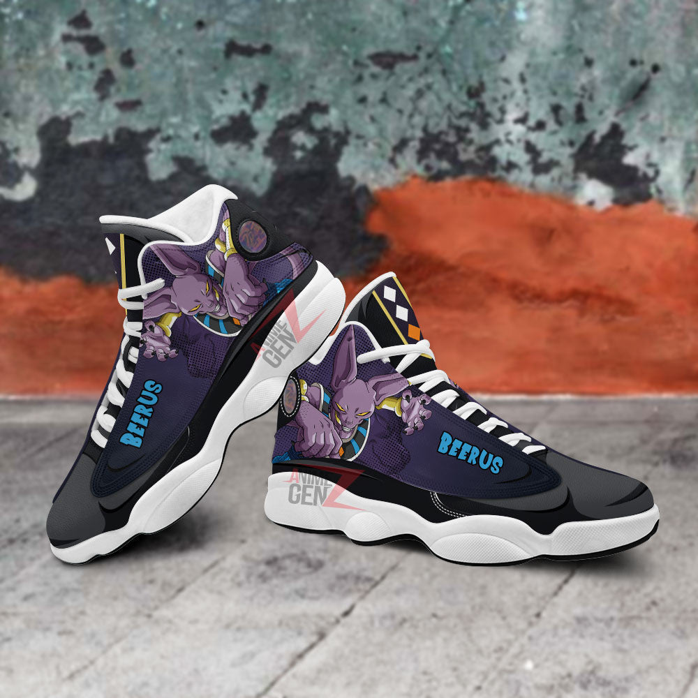 Dragon Ball Beerus Air Jordan 13 Sneakers Custom Anime Shoes