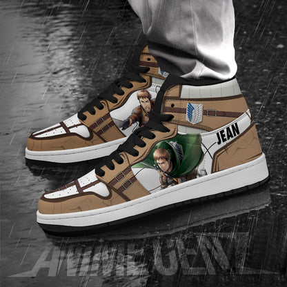 Attack On Titan JD Sneakers Jean Kristein Custom Anime Shoes