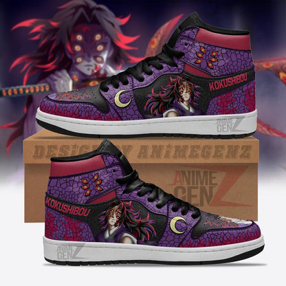 Demon Slayers Kokushibou JD Sneakers Custom Anime Shoes