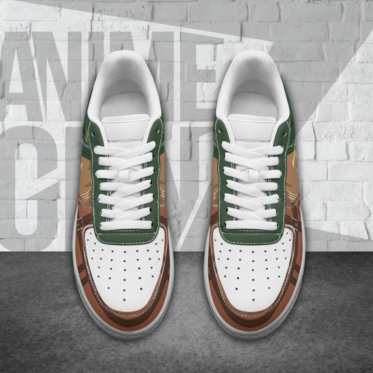 Attack On Titan Air Sneakers Reconnaissance Army Custom Anime Shoes