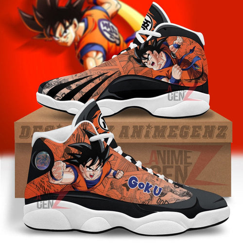 Dragon Ball Guku God Air Jordan 13 Sneakers Custom Anime Shoes