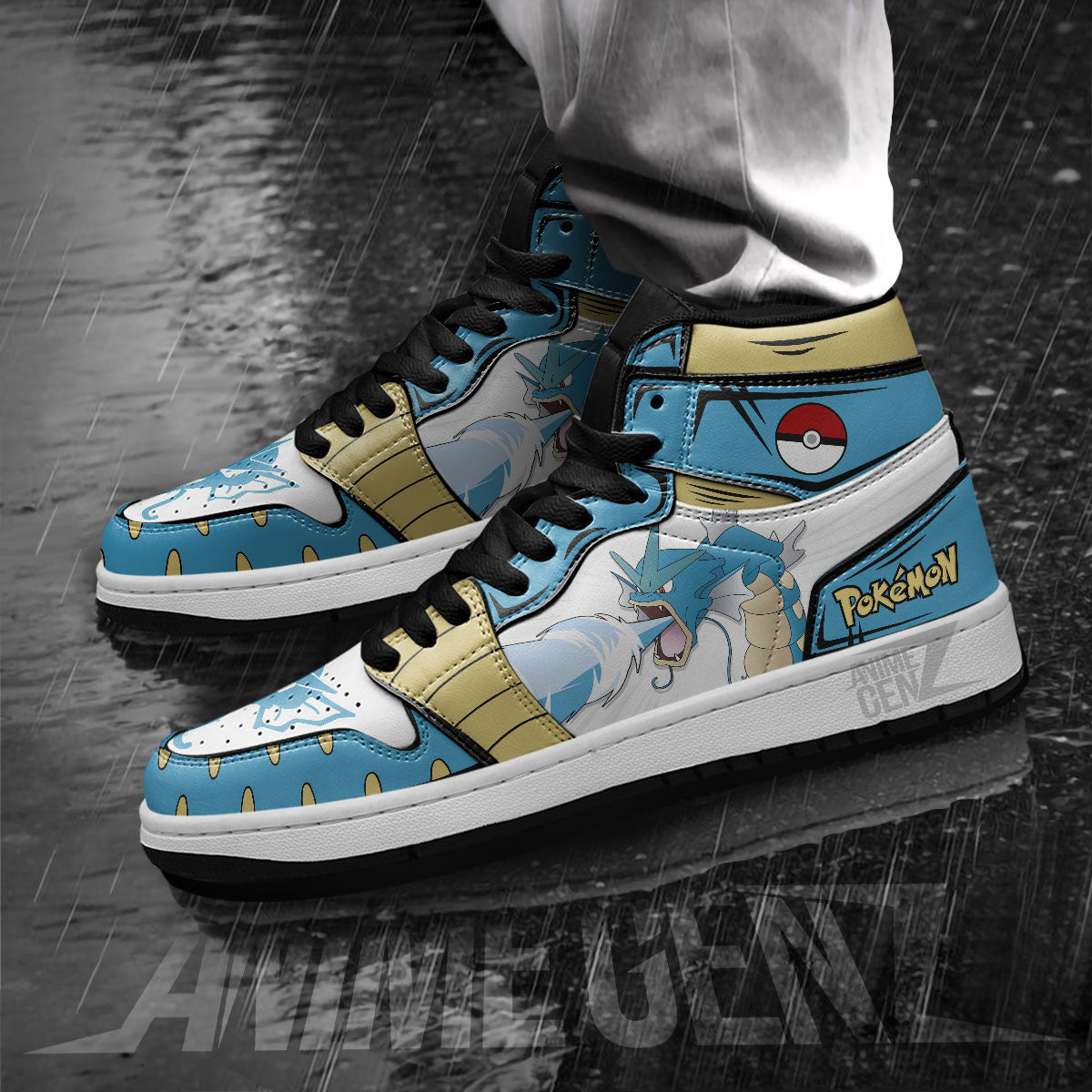 Pokemon Gyarados JD Sneakers Custom Anime Shoes