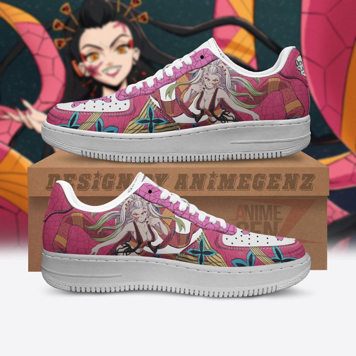 Demon Slayer Daki Air Sneakers Custom Anime Shoes