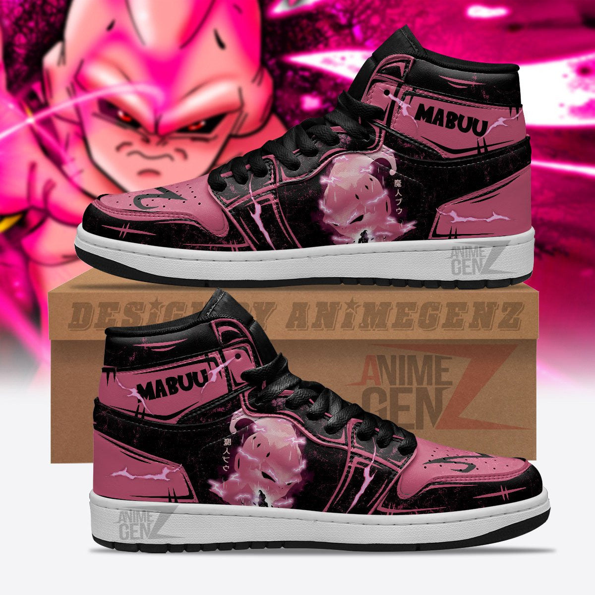 Dragon Ball Majin Buu JD Sneakers Custom Anime Shoes