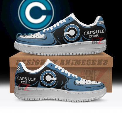 Dragon Ball Capsule Corp Kid Air Sneakers Custom Anime Shoes