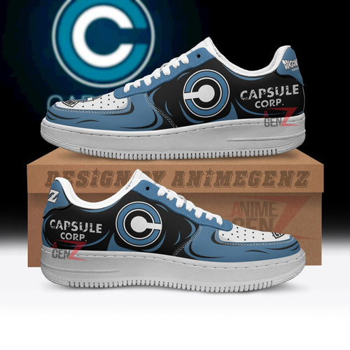 Dragon Ball Capsule Corp Kid Air Sneakers Custom Anime Shoes