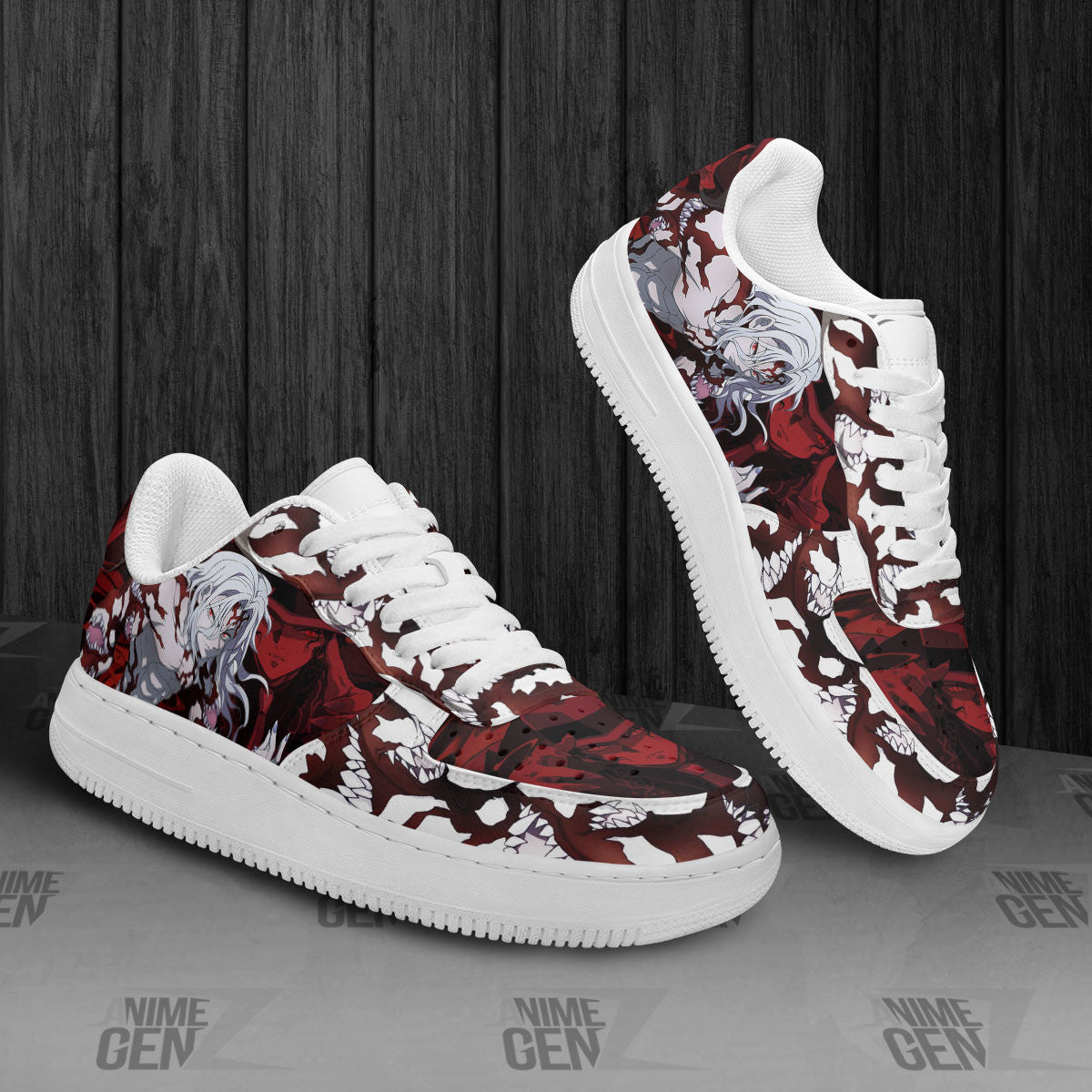 Demon Slayer Muzan Air Sneakers Custom Anime Shoes