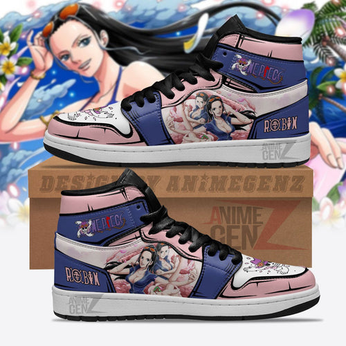 One Piece Nico Robin JD Sneakers Custom Anime Shoes