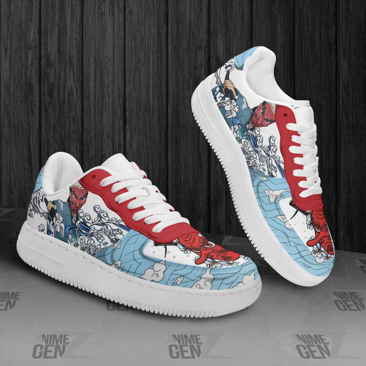 Sakonji Urokodaki Air Sneakers Demon Slayer Custom Anime Shoes