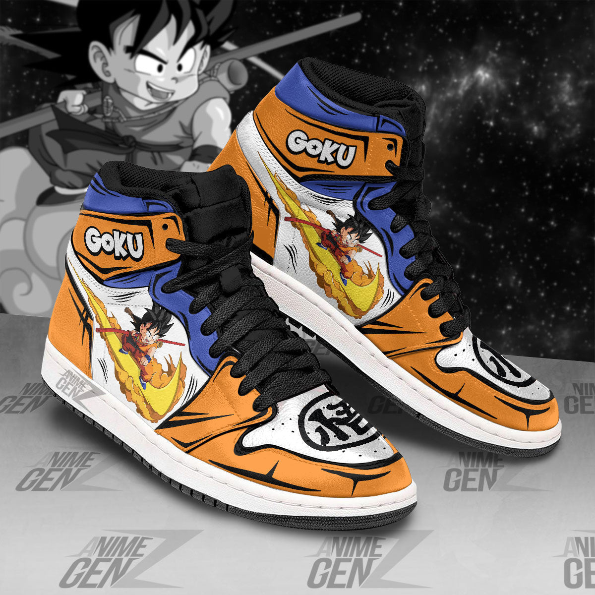 Dragon Ball Son Goku Kid JD Sneakers Custom Anime Shoes
