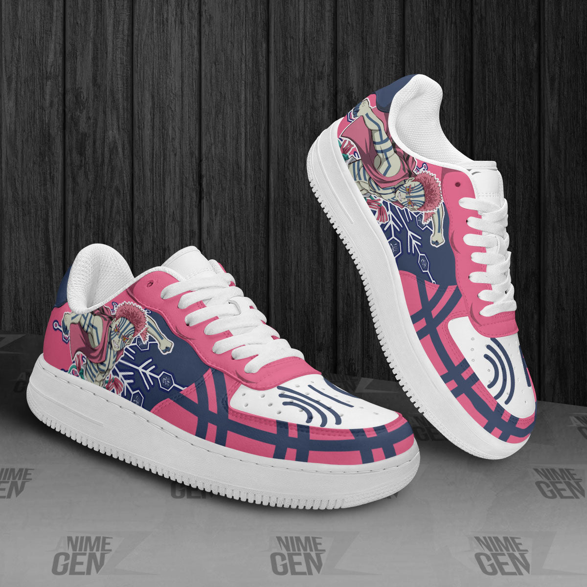 Demon Slayer Akaza Air Sneakers Custom Anime Shoes