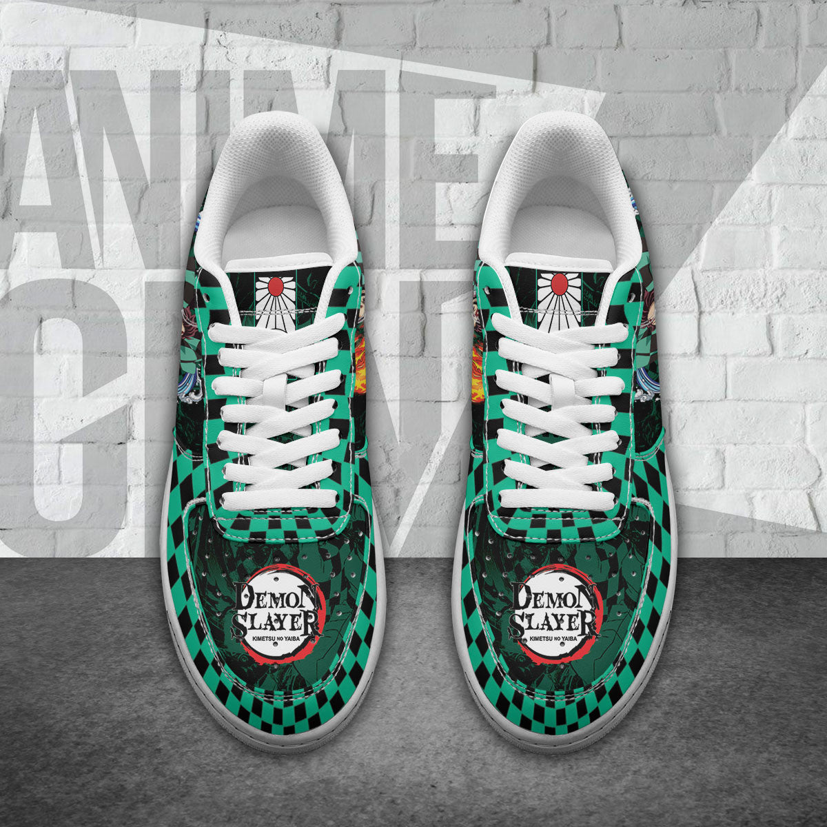 Demon Slayer Tajiro Air Sneakers Custom Anime Shoes