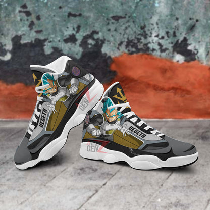 Dragon Ball Vegeta Fukkatsu Super Saiyan God Air Jordan 13 Sneakers Custom Anime Shoes