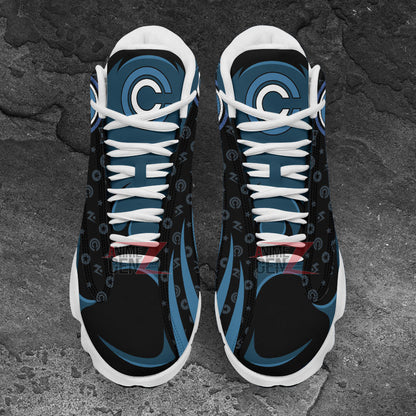 Dragon Ball Capsule Corp Air Jordan 13 Sneakers Custom Anime Shoes