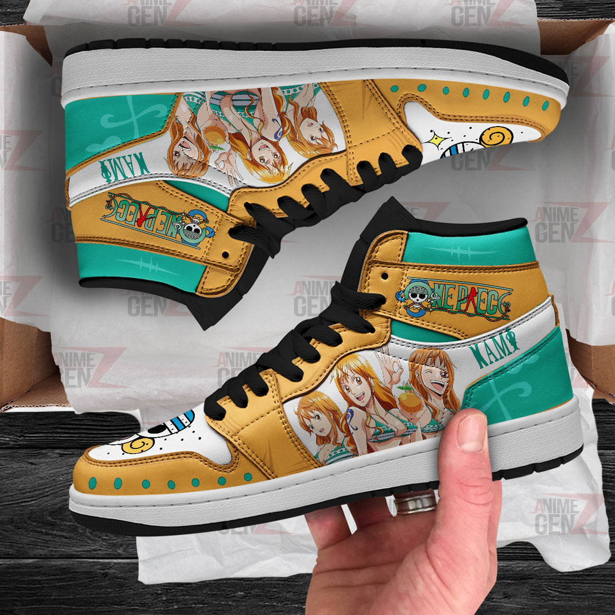 One Piece Nami JD Sneakers Custom Anime Shoes