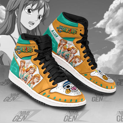 One Piece Nami JD Sneakers Custom Anime Shoes