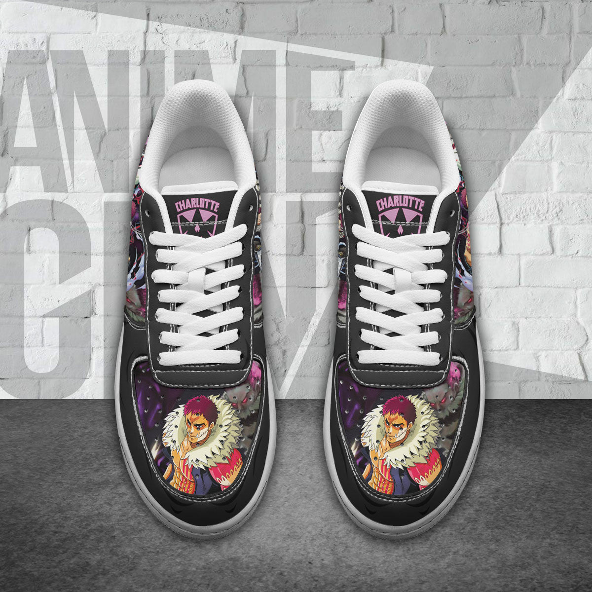 One Piece Charlotte Katakuri Air Sneakers Custom Anime Shoes