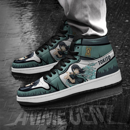 Demon Slayers Muichiro Tokito JD Sneakers Custom Anime Shoes