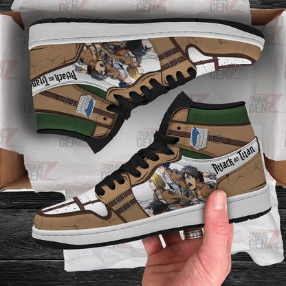 Attack On Titan JD Sneakers Reconnaissance Army Custom Anime Shoes