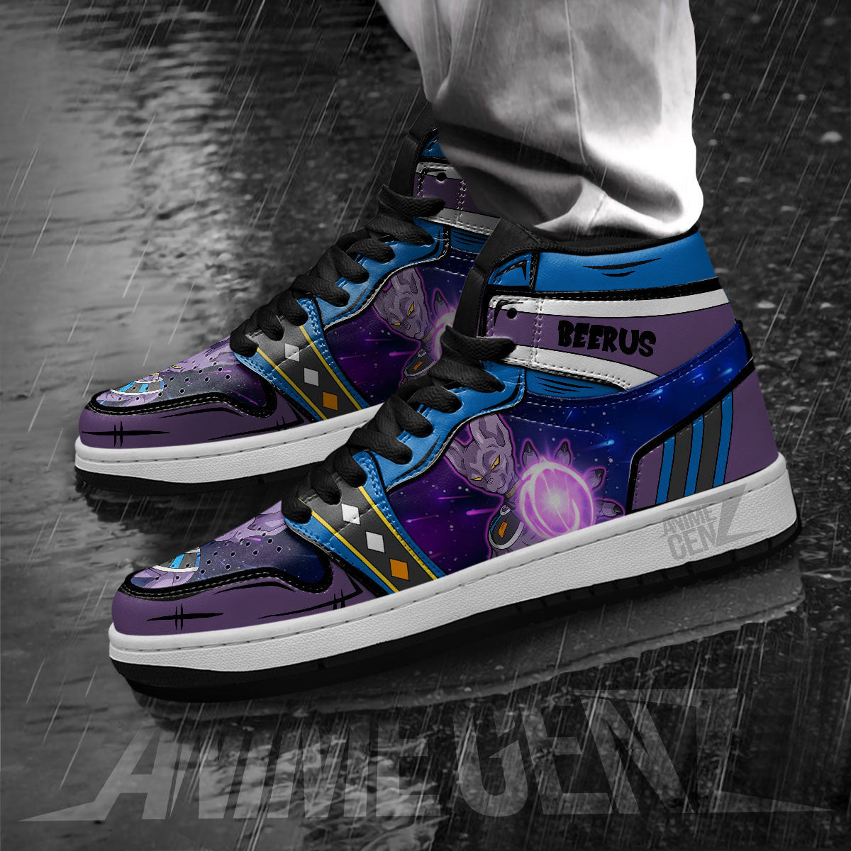 Dragon Ball Beerus JD Sneakers Custom Anime Shoes