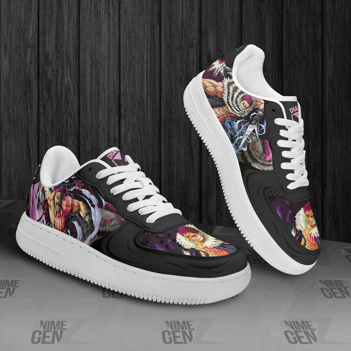 One Piece Charlotte Katakuri Air Sneakers Custom Anime Shoes