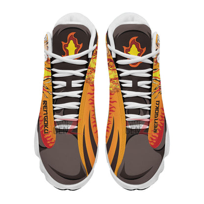 Demon Slayer Air JD13 Sneakers Rengoku Custom Anime Shoes