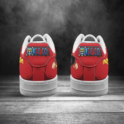 One Piece Lufffy Air Sneakers Custom Anime Shoes