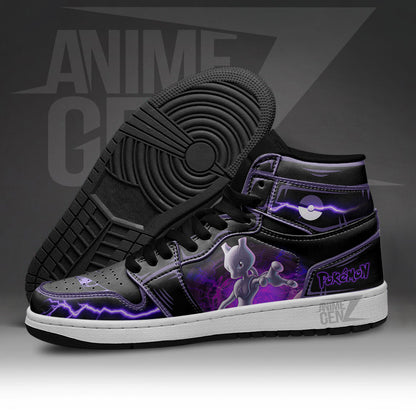 Pokemon Mewtwo JD Sneakers Custom Anime Shoes
