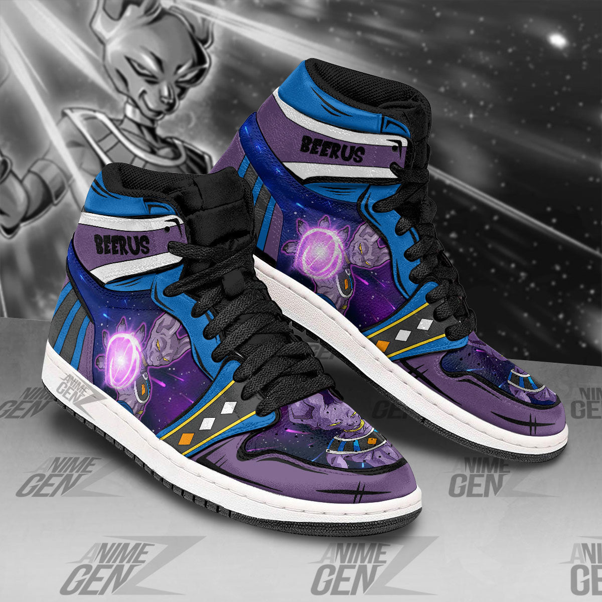 Dragon Ball Beerus JD Sneakers Custom Anime Shoes