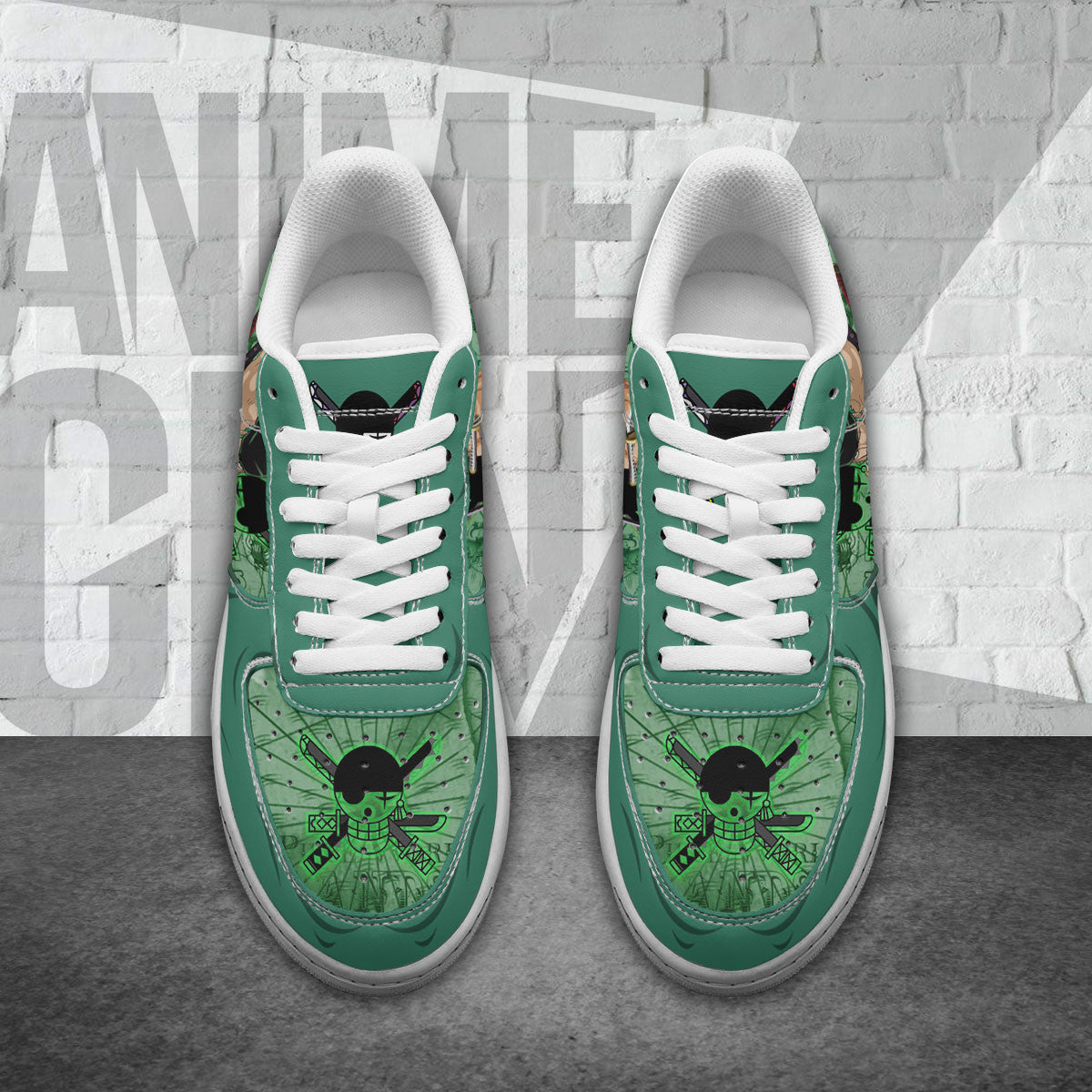 One Piece Zoro Air Sneakers Custom Anime Shoes